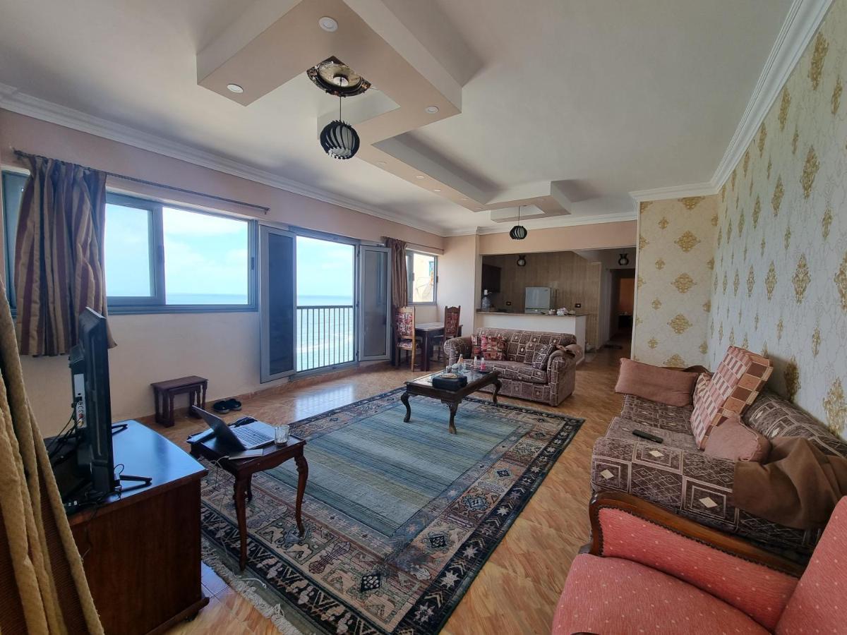 Panoramic Sea View Zamzm Flat Miami Family شقة فندقية زمزم بانورما بشاطئ ميامي - الاسكندرية صف اول مباشر علي بحر - عائلات فقط 알렉산드리아 외부 사진